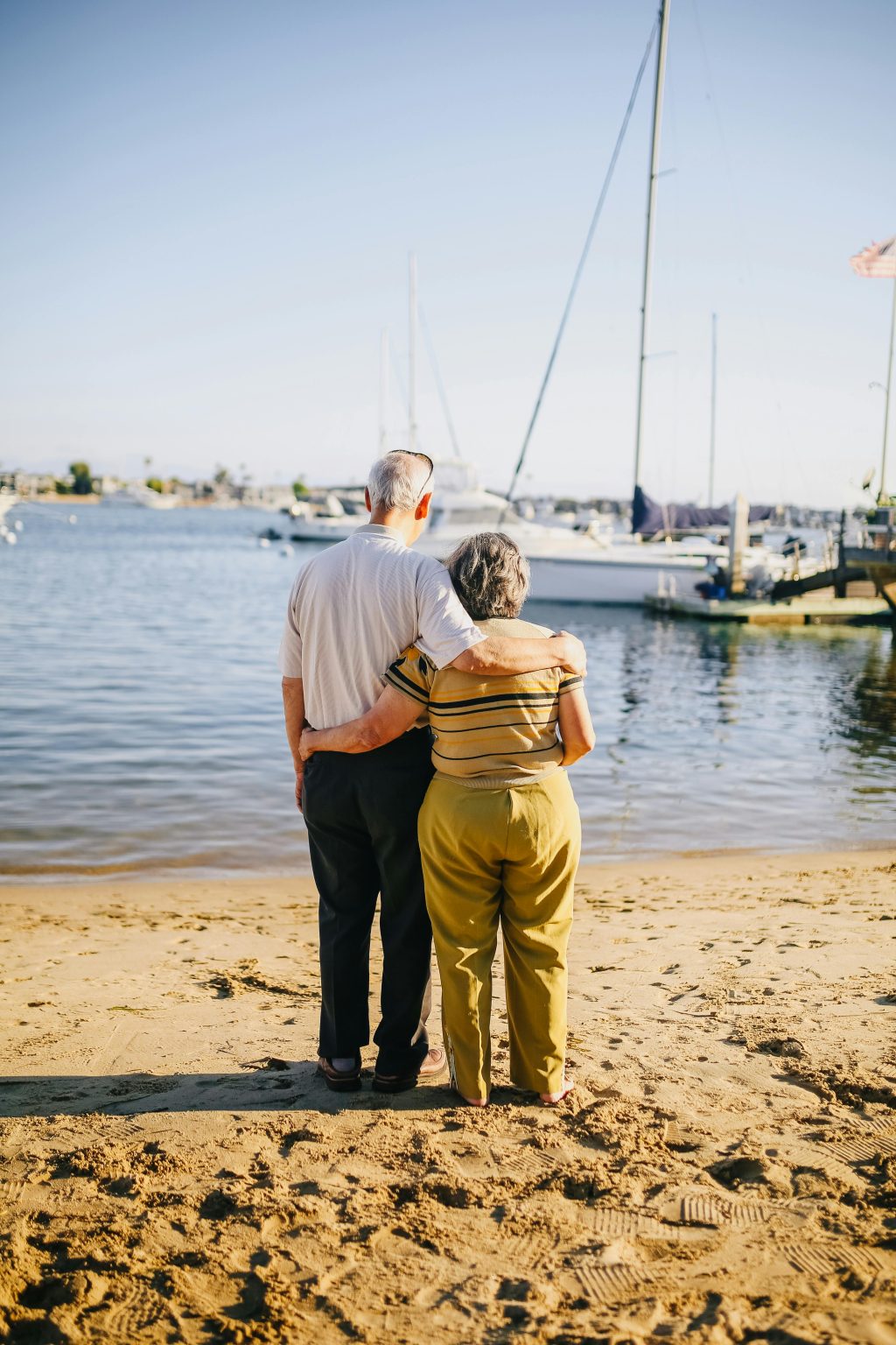 Growing old couple